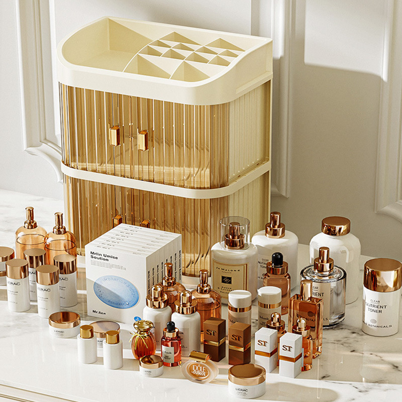 Cosmetics Storage Box Desktop  – Luxury Skincare Aesthetic Bewertung und Preis
